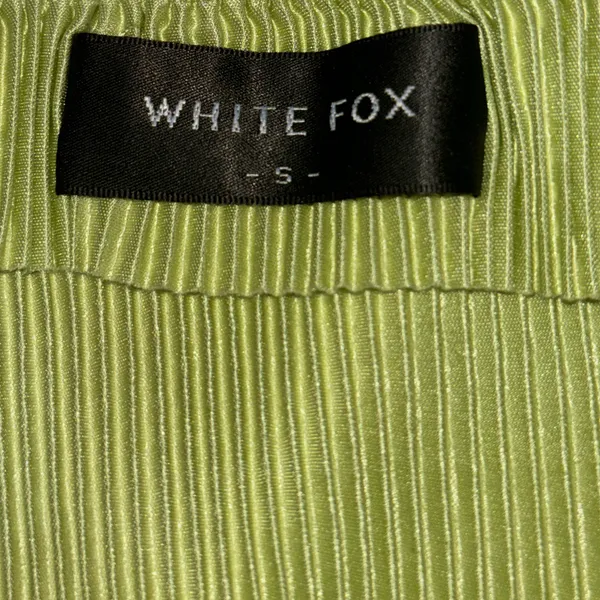 White Fox Boutique Lime Green Maxi Skirt - Image 3
