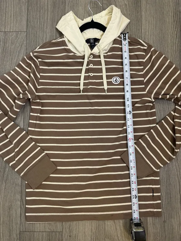 Volcom Striped Hoodie - Image 8