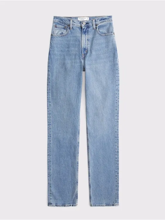 Abercrombie & Fitch The 90s Straight Ultra High Rise Jean Size 27 (4 Long) NWT - Image 8