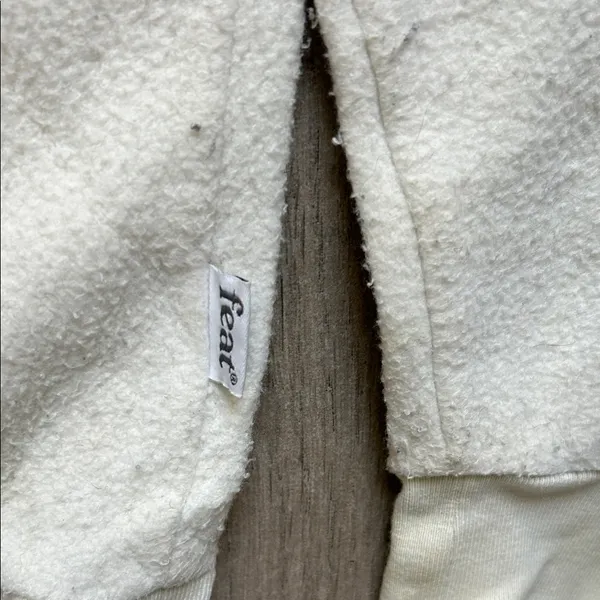 Gray and White Women's Hoodie - Image 3