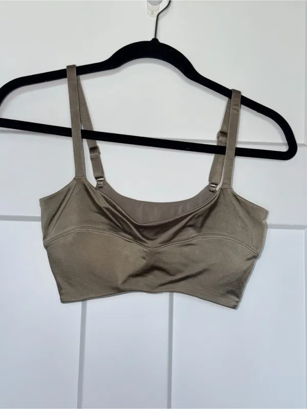 Lululemon Satin Spaghetti Strap Yoga Bra - Image 2