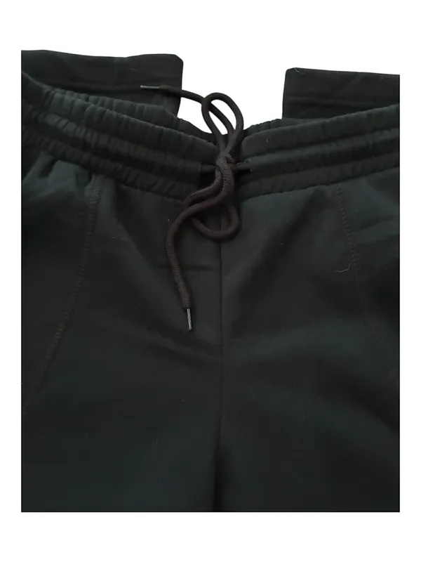 NWT Just Be Women’s Black Fleece Wide Leg, Pockets, ElasticWaist Sweatpants - Image 3