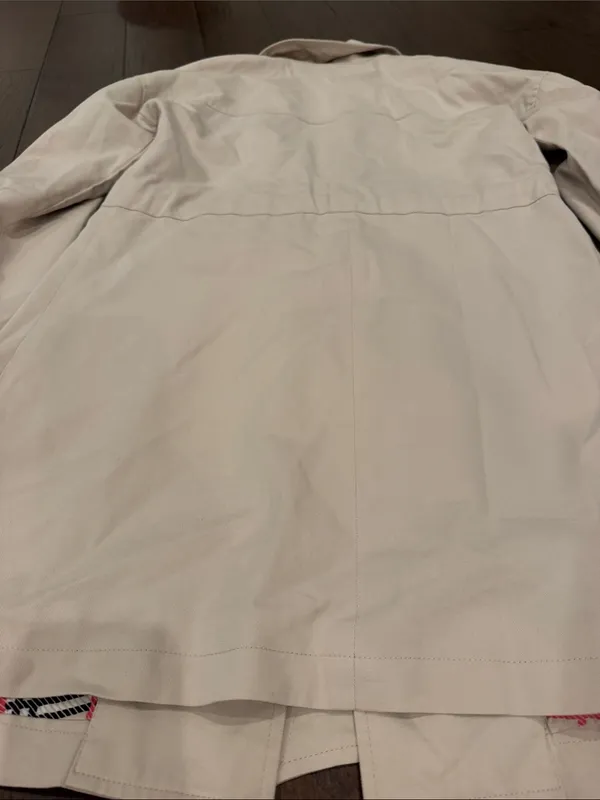 Cupcakes And Cashmere Trench Coat in Khaki/Tan Size Small - C4-097 - Image 8