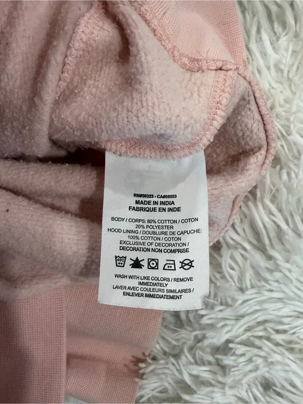 Nike Women’s Blush Pink Cowl Pullover Sweatshirt - Image 5