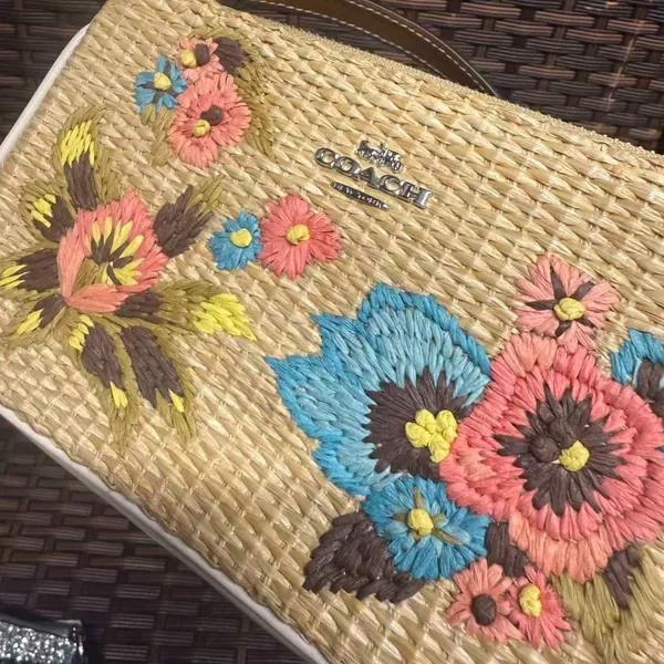 Coach Nolita 19 With Floral Embroidery cj724 - Image 6