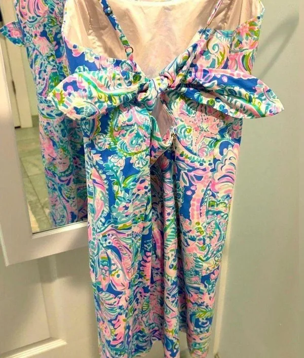 Lilly Pulitzer Shelli Stretch (bow back) mini dress ◡̈ Size 2 ~ Never worn! - Image 4
