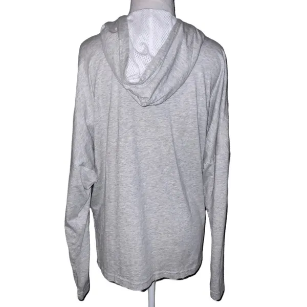 Puma Dry Cell Lightweight Gray Hoodie Black Logo Large NWT - Image 3