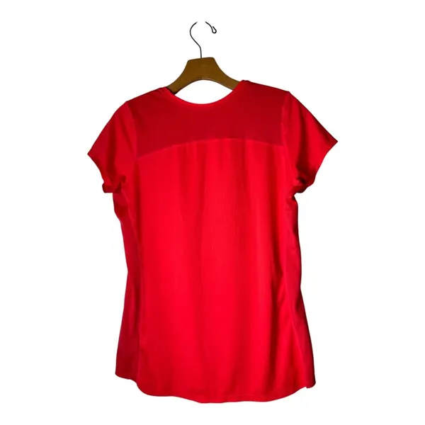Nike Shirt Women Large‎ Hot Pink Running Dri Fit Short Sleeve Activewear Tee - Image 2