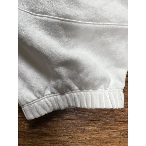 Nike Air Women’s oversized loose fit joggers XL white and gray with swoosh New - Image 7