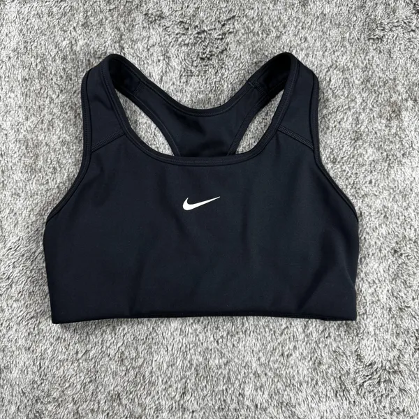 Nike Dri-Fit Swoosh Bra Women's XS Black - Image 2