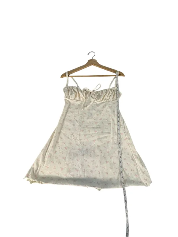 SKIMS Pointelle Mini Dress L Halite Floral Campus Collection NWT Sold Out - Image 13