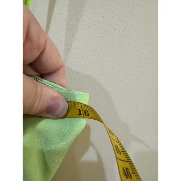 $195 Aidan Mattox Women's Green One-Shoulder Cutout Gown Dress Size 2 - Image 8