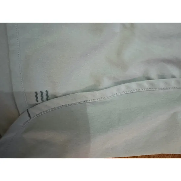 Free Fly Women Bamboo Lined Shorts Light Blue Active Running Hiking Zip Pocket - Image 2