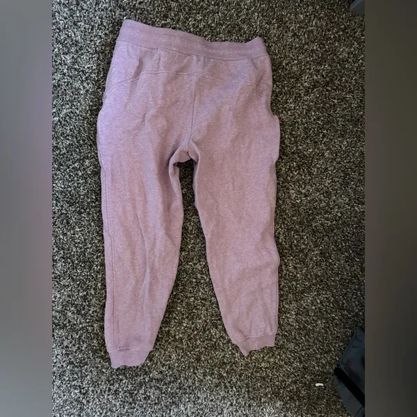 Lululemon Scuba High-Rise Jogger Pant Sz 12 in‎ Heathered Pink Taupe - Image 8