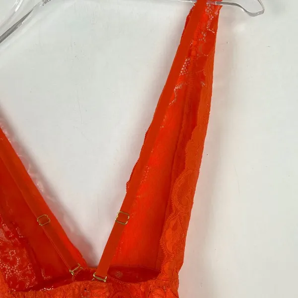 NWT We are HAH Comin' In HAHt Lace Bodysuit Burnt Orange Size XS NEW - Image 12
