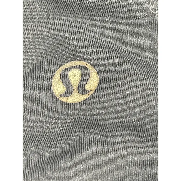 Lululemon Energy Black Sleeveless Cross Back Activewear Sports Bra Tank Top S/M - Image 3