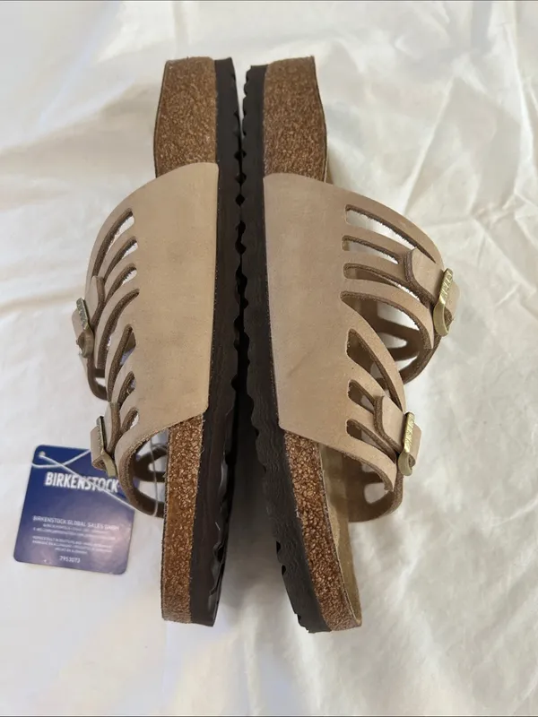 Birkenstock Granada Nuback Leather, Sand Castle, Size EU41/US10, NWT Display - Image 6