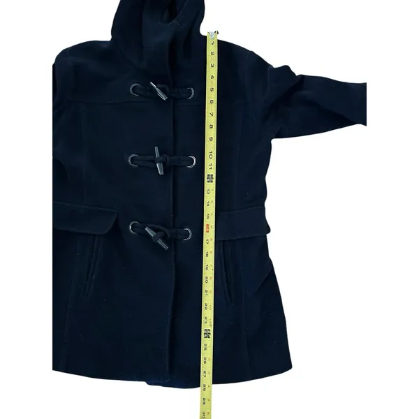 PENDLETON ROSLYN WATERPROOF LAMBSWOOL BLEND HOODED COAT BLUE NAVY Size Small - Image 5