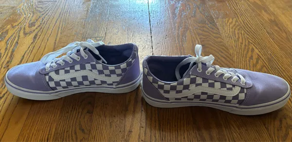 Vans Purple and White Checkered - Image 6