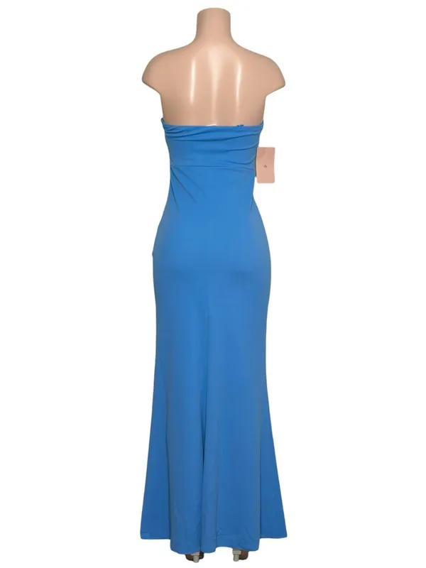 BHLDN Adalynn Strapless Gown, Cerulean Blue, XS - Image 6