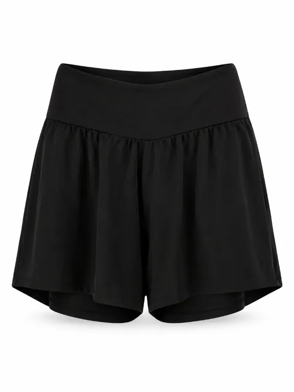 Halara SoftlyZero Airy 2-in-1 Yoga Shorts 5 Inch Black Women’s M - Image 2