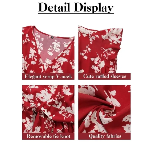 NWT ~ Women's Blue & White Plus Size Floral Butterfly Sleeve Maxi Dress ~ 1X - Image 3