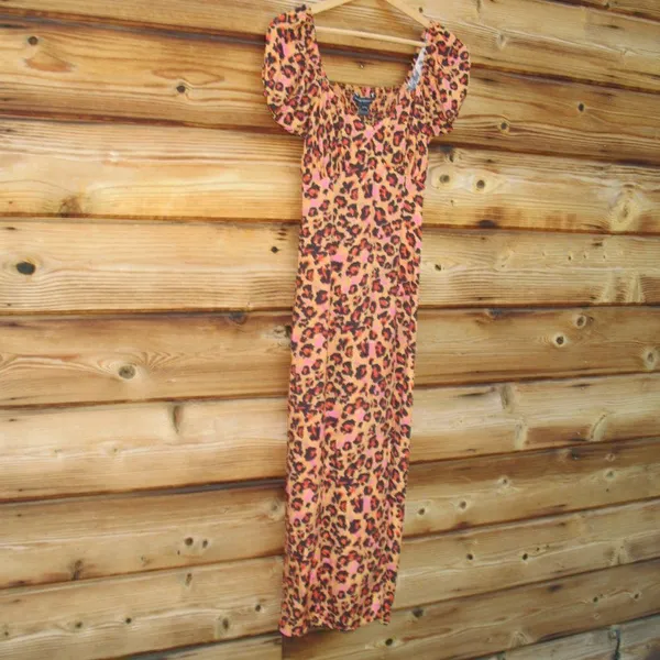 NWT French Connection Animal Print Midi Dress - Image 5