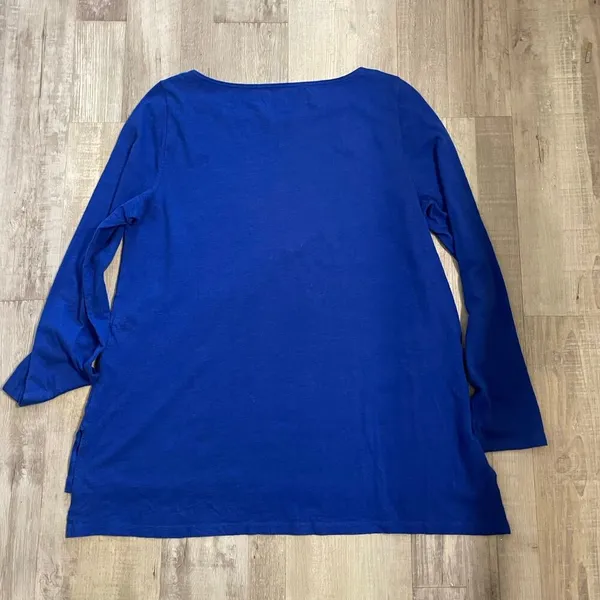 Eileen Fisher Fine Jersey Bateau Neck Tunic Size Medium - Image 11