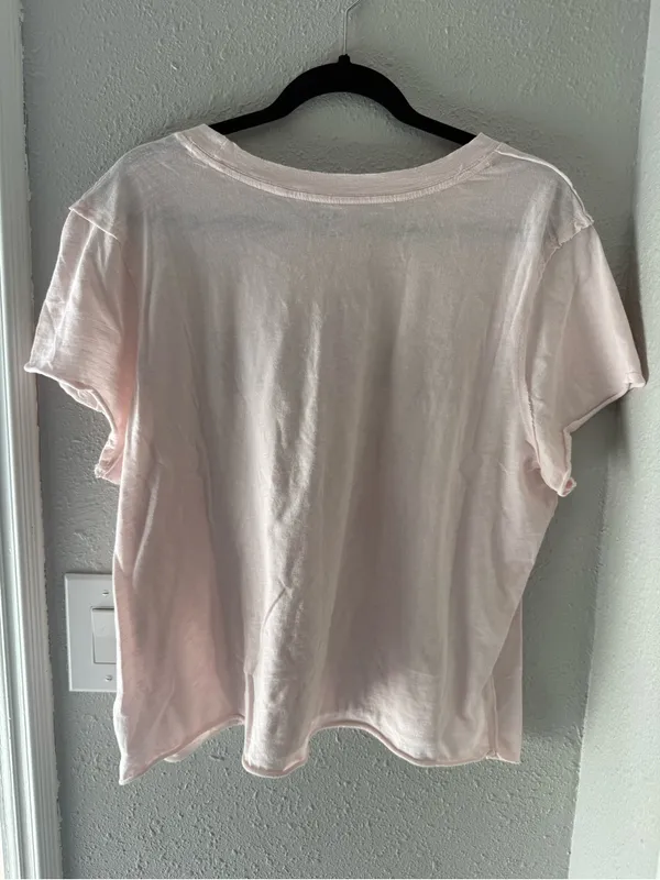 NWOT Maeve Light Pink 'Fresh Strawberries' Graphic Tee - Image 7