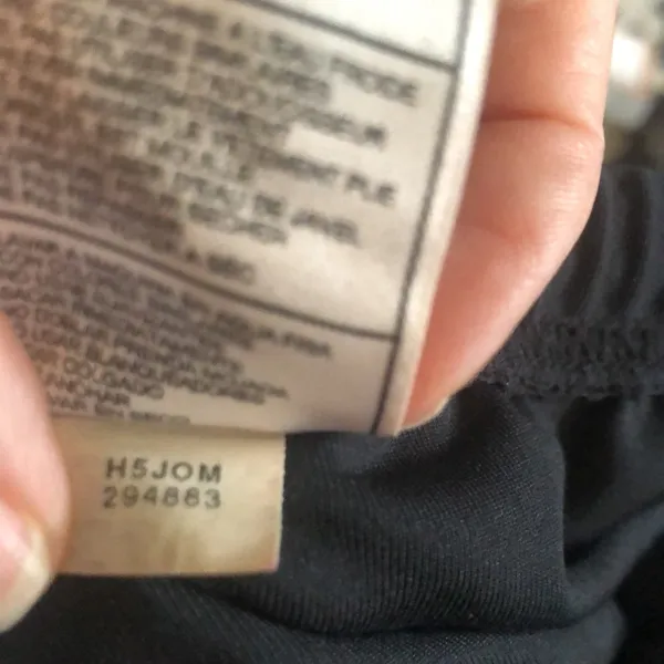 Women's Nike Dri Fit Running Pant Size L (12-14) Black Zip Back Pocket Outdoors - Image 7