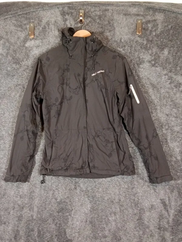 Helly Hansen Tech Rainwear Hooded Womens Packable Jacket Gorpcore Suze Small - Image 4