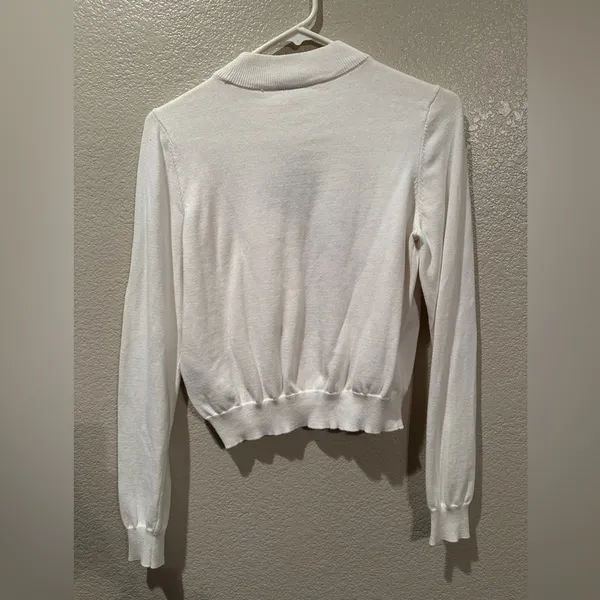 NWOT Disney Forever 21 X vintage Minnie Mouse cropped lightweight Sweater M - Image 4