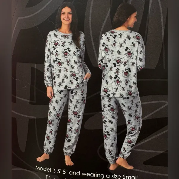 Disney Mickey Mouse Midweight 2 Piece Lounge Set Size Medium - Image 3