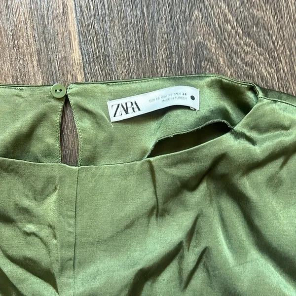 Zara Green Blouse - Image 2