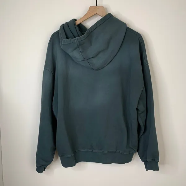 Anine Bing Ash Eagle Hoodie in Emerald Womens Small Green - Image 3