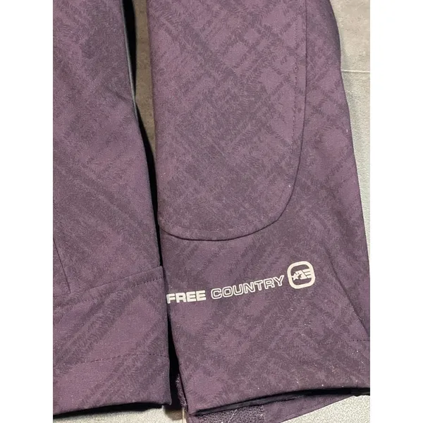 Free Country Purple Fleece Jacket Soft Warm‎ Zip-Up Outdoor Wear - Image 5