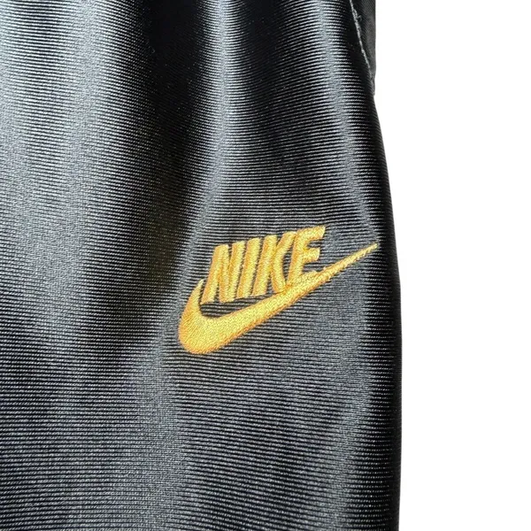 Nike Glam Dunk Popper Pants Black Satin Snap Side‎ Wide Leg XS CI9972-010 - Image 6