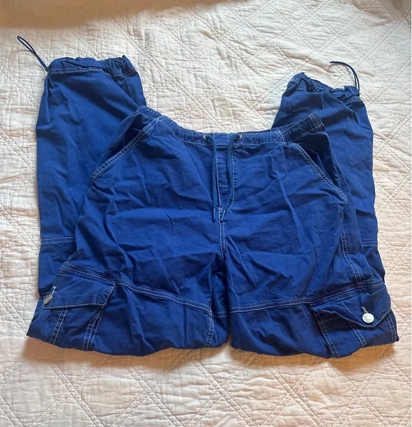 Garage Blue Cargo Pants - Image 5
