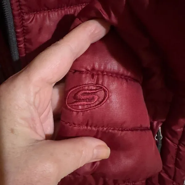 Vintage Slalom Quilted Lightweight Puffer Jacket Size Small Red - Image 11
