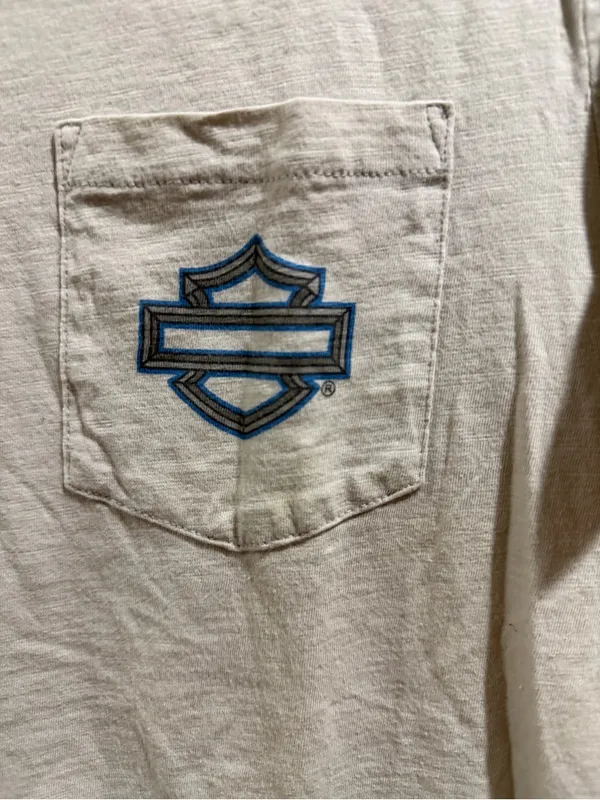 Harley-Davidson Women's Logo Pocket Eagle Short Sleeve T-Shirt 96408-20VW Sz XL - Image 4