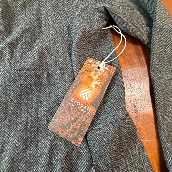 Kyodan Outdoor Womens Herringbone Quarter Zip Pullover Grey Large NWT Gray - Image 5