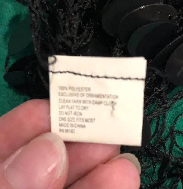 Black sequin belt - Image 2