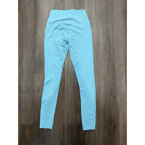 Lululemon Align Pants Womens 6 Blue Nylon‎ Stretch Mid Rise Athleisure Running - Image 3