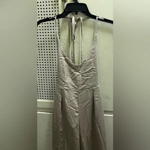 Easy LG Creme cotton canvas halter pant suit - Image 4