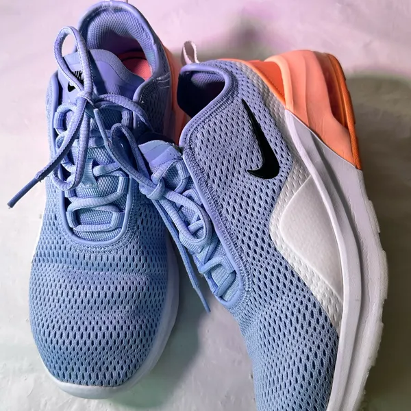 Nike Women's Air Max React — Lavender with Coral Accents - Image 6