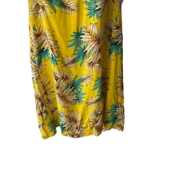 NWT SlothToes Costa Rica Women's Size‎ XS Yellow Tropical Vacation Mini Dress - Image 3