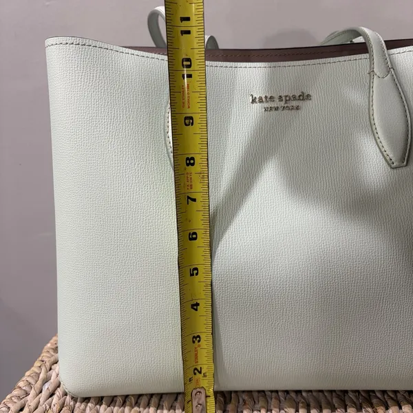 Kate Spade All Day Large Tote Bag Purse Handbag & Wristlet Pouch Mint‎ Green NEW - Image 9
