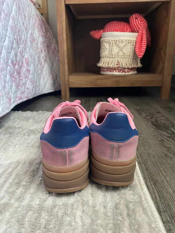 Adidas Gazelle Bold Women’s Sneakers Pink Glow Gum size 7 - Image 4