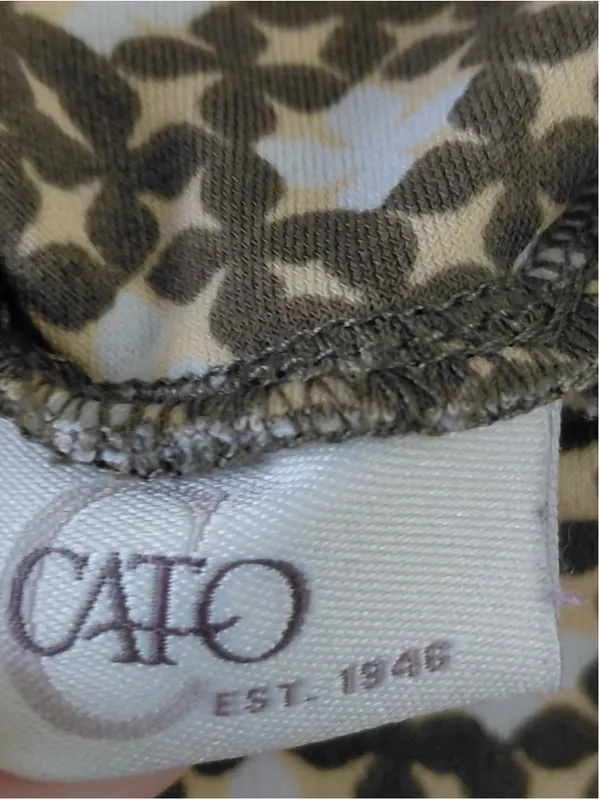 Cato Floral Wide Leg Pants Women's Size L - Image 4