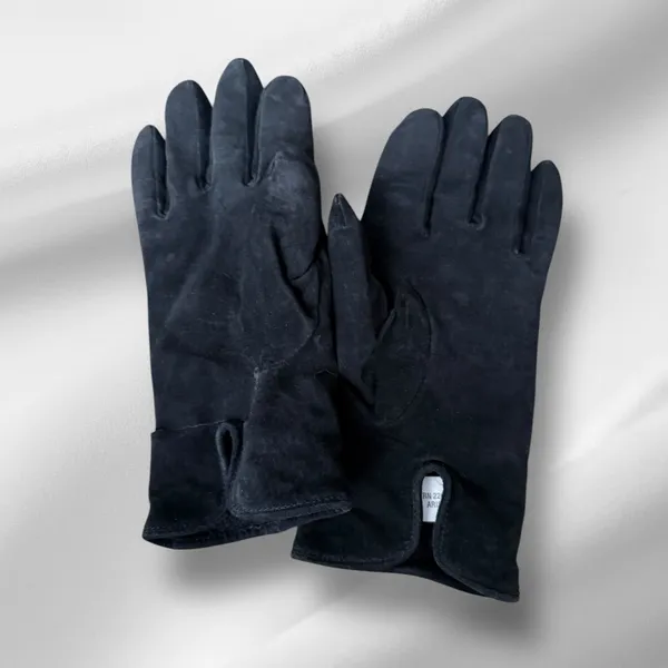 Aris Black Leather Gloves‎ - Image 2